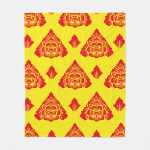 Cobertor De Velo Motif Bali, Indonésia. com cores modernas. Vintag