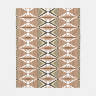Cobertor De Velo Motifs Étnicos: Padrão Folk Elegante.