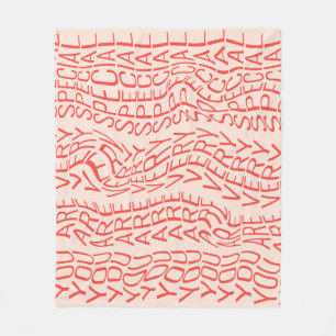 Cobertor De Velo Motivação: Você É Especial