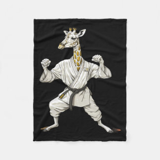 Cobertor De Velo Motivo de Girafa de Karatê Taekwondo Jiu-Jitsu Mma