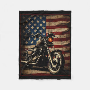 Cobertor De Velo Motocicleta Bandeira EUA Biker Retro