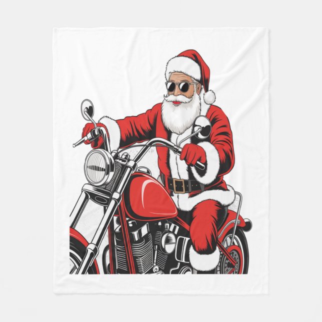 Cobertor De Velo Motociclo papai noel (Frente)