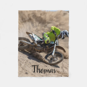 Cobertor De Velo Motocross Racing Personalizado