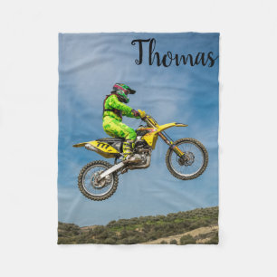 Cobertor De Velo Motocross Racing Personalizado