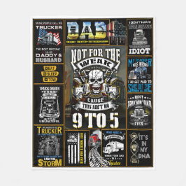 Cobertor De Velo Motorista De Caminhão Não Para Fracos