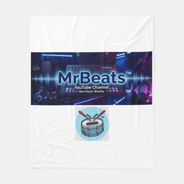 Cobertor De Velo MrBeats Original Music Uploads Blanket! (Frente)