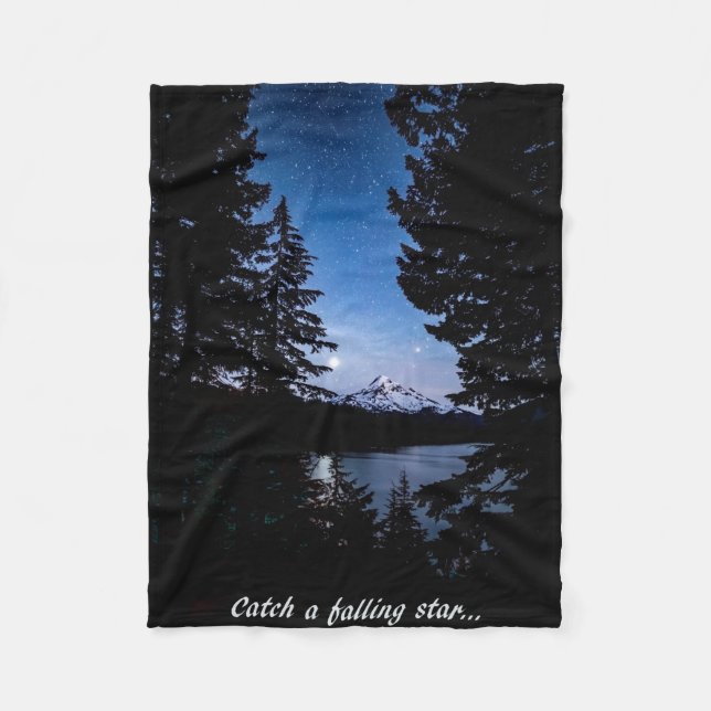 Cobertor De Velo Mt Hood em Lost Lake Fleece Blanket (Frente)