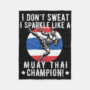 Cobertor De Velo Muay Thai Fighter For Men Pai Boys Thai Kickboxer