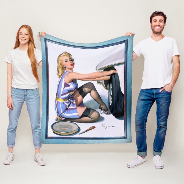 Cobertor De Velo Mudança Rápida de Gil Elvgren (In Situ)