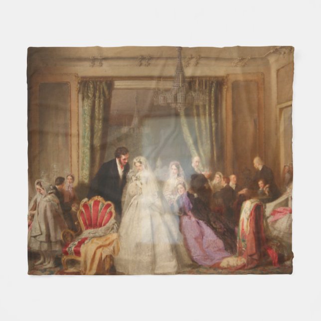 Cobertor De Velo Mudando De Casa (Vida Casada) (Presente De Casamen (Frente (Horizontal))