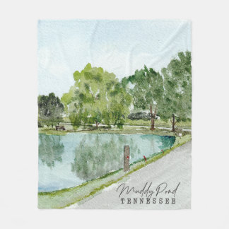 Cobertor De Velo Muddy Pond Fleece Blanket - KN