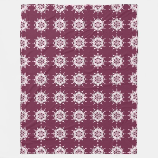 Cobertor De Velo Mulberry Mandala (Frente)