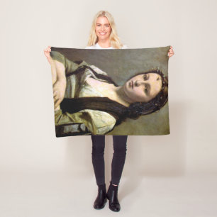 Cobertor De Velo Mulher com pérola, Camille Corot, 1868-1870