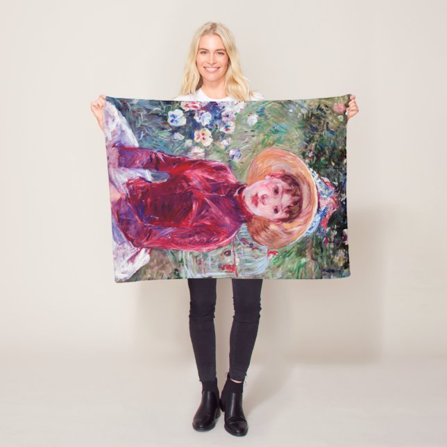 Cobertor De Velo Mulher em Vermelho, Berthe Morisot (In Situ)