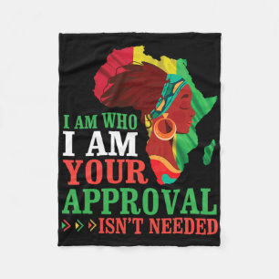 Cobertor De Velo Mulher Negra Africana Eu Sou Quem Eu Sou Sua Aprov