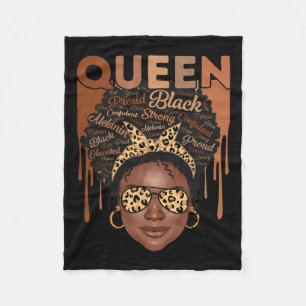 Cobertor De Velo Mulher Negra Educou Forte Melanina Rainha Africana
