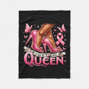 Cobertor De Velo Mulher Rainha Luta Como Uma Rainha Conscientização