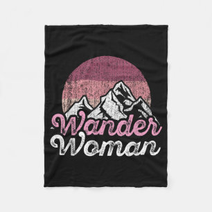 Cobertor De Velo Mulher Vagabunda Montanha Camping Hiking Meninas A