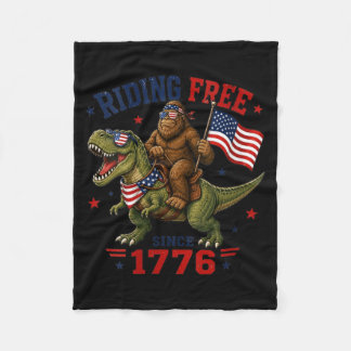 Cobertor De Velo Mulheres 4 de Julho Bigfoot Dinossauro Bandeira EU