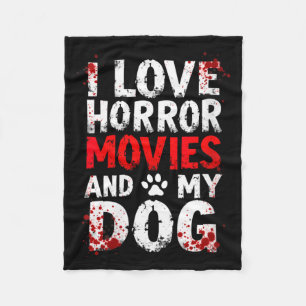 Cobertor De Velo Mulheres Amam Filmes de Terror Cachorro Halloween