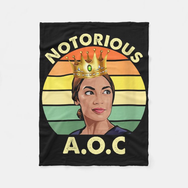 Cobertor De Velo Mulheres Aoc Alexandria Ocasio-cortez Primeira Mul (Frente)