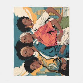 Cobertor De Velo Mulheres com Força na Moda Urbana