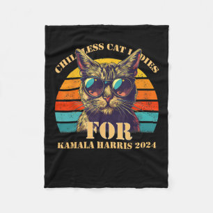 Cobertor De Velo Mulheres De Gato Imediatas Para Kamala Harris 202