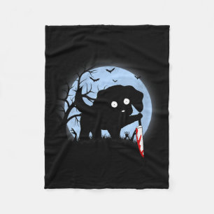 Cobertor De Velo Mulheres Divertido Fofo Kawaii Assustador Hallowee