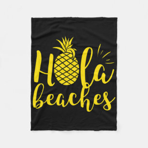 Cobertor De Velo Mulheres Hola Beaches Pineapple Vacina Havaiana