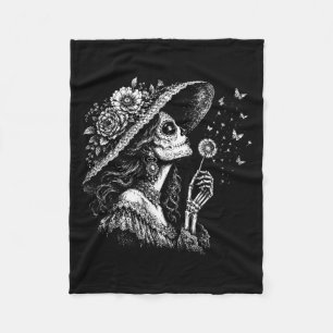 Cobertor De Velo Mulheres La Catrina Soprar Desejos Dente-de-leão