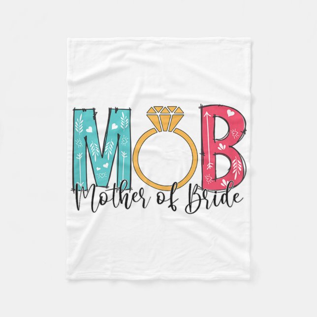 Cobertor De Velo Mulheres Mãe Da Noiva Mob Mog Despedida de Solteir (Frente)