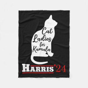 Cobertor De Velo Mulheres Para Kamala Gato Engraçado 2024 President