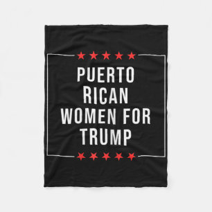 Cobertor De Velo Mulheres Porto-Riquenhas Para Trump 