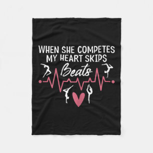 Cobertor De Velo Mulheres Quando Ela Compete Meu Coração Salta Bati