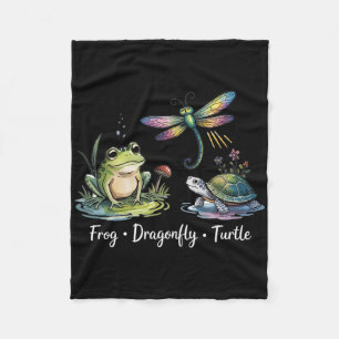 Cobertor De Velo Mulheres Sutil Sapo Humor Político Dragonfly Turtl