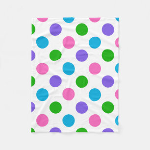 Cobertor De Velo Multi bolinhas da cor
