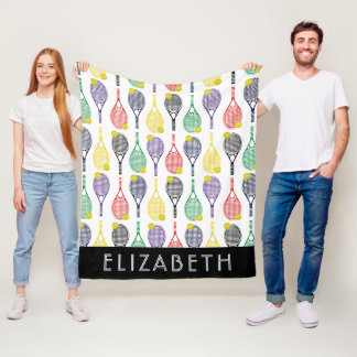 Cobertor De Velo Multi| Nome ou monograma personalizado Tênis branc