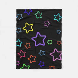 Cobertor De Velo Multicolored Starry Night