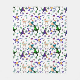 Cobertor De Velo Mundo Jurássico