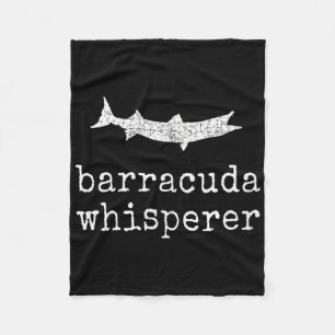 Cobertor De Velo Murmurador de Barracuda Divertido Pesca de Barracu