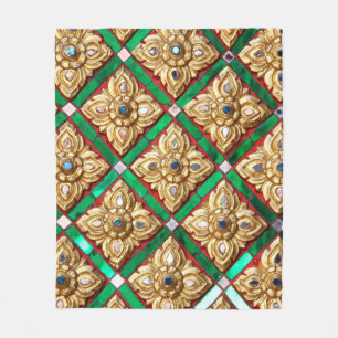 Cobertor De Velo Muro de dentro de padrão tailandês da templethaili