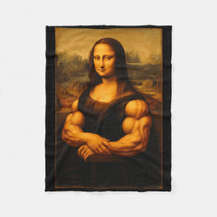 Cobertor De Velo Muscle Mona Lisa Bodybuilding Gym E