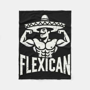 Cobertor De Velo Músculo Flexônico Flexicomento Mexicano Engraçado