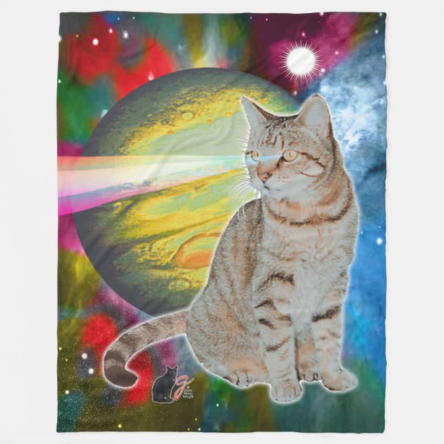 Cobertor De Velo Musgo de Gato Laser (Frente)