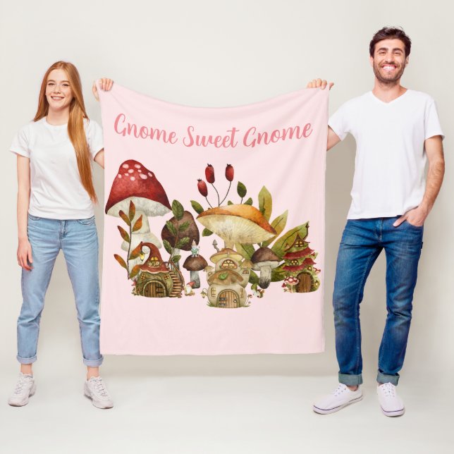 Cobertor De Velo Mushroom Gnome Enchantation (In Situ)