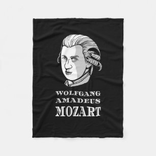 Cobertor De Velo Música - Wolfgang Amadeus Mozart Retrato