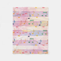 Músico Colorido de Nota Musical Multicolorido