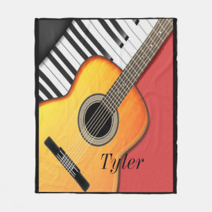 Cobertor De Velo Músico, Guitarra, Teclado, Personalizado