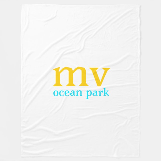 Cobertor De Velo MV Ocean Park Fleece Blanket (Frente)