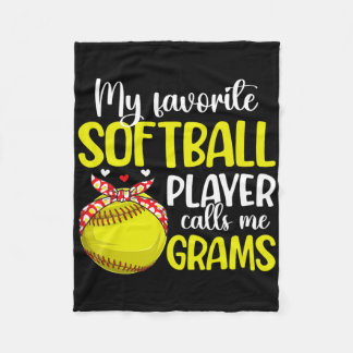 Cobertor De Velo My Favorite Softll Player Calls Me Grams Softll Gr